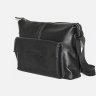 Наплічна сумка месенджер з гладкої шкіри в чорному кольорі VATTO (11946) - 2