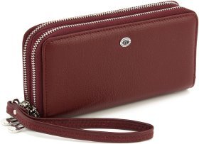 Жіночий великий гаманець-клатч на дві блискавки ST Leather (16205)