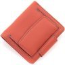 Женский маленький кожаный кошелек розового цвета на магните ST Leather 1767305 - 3