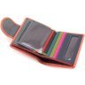 Жіночий маленький шкіряний гаманець рожевого кольору на магніті ST Leather 1767305 - 8