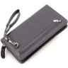 Сірий жіночий гаманець-клатч із натуральної шкіри на зап'ястя Karya 67505 - 4