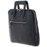 Шкіряна сумка для ноутбука до 13" на кожен день з ручками для носіння Ashwood PL45 Black 97805 чорного кольору modnotak фото - 3