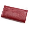 Червоний лаковий гаманець на кнопці KARYA (1139-074) - 5