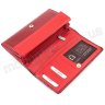 Червоний лаковий гаманець на кнопці KARYA (1139-074) - 7