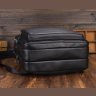 Деловой рюкзак из зернистой кожи с отделением для ноутбука до 15" Vintage черного цвета 108105 modnotak фото - 4
