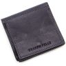 Синій шкіряний гаманець ручної роботи Grande Pelle (13064) - 3