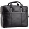 Качественная мужская сумка для ноутбука 15 дюймов из черной кожи Visconti Anderson 68805 - 8