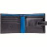 Горизонтальное мужское портмоне из гладкой кожи черного цвета c RFID - Visconti Vincent 68905 - 12