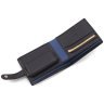 Горизонтальное мужское портмоне из гладкой кожи черного цвета c RFID - Visconti Vincent 68905 - 6