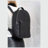 Повсякденний жіночий рюкзак із натуральної високоякісної шкіри чорного кольору BlankNote Groove M 79005 - 1