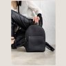 Повсякденний жіночий рюкзак із натуральної високоякісної шкіри чорного кольору BlankNote Groove M 79005 - 6