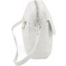 Жіноча сумка-кроссбоді білого кольору із натуральної шкіри італійського виробництва Grande Pelle (59105) - 2