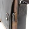 Мужская кожаная сумка-мессенджер коричневого цвета на плечо Tom Stone (10996) - 6