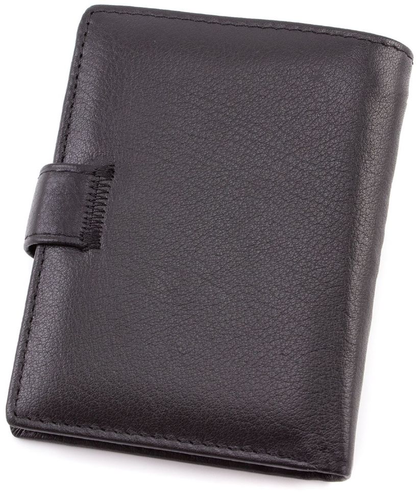 Чоловік вертикальний гаманець на кнопці ST Leather (16772)