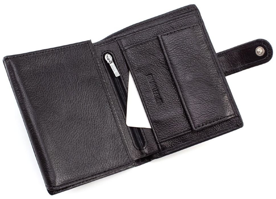 Чоловік вертикальний гаманець на кнопці ST Leather (16772)