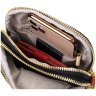 Миниатюрная женская сумочка на плечо из натуральной кожи черного цвета Vintage 2422269 - 5