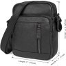 Вертикальная кожаная сумка планшет черного цвета VINTAGE STYLE (14527) - 3