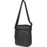 Вертикальная кожаная сумка планшет черного цвета VINTAGE STYLE (14527) - 5