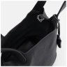 Небольшая женская кожаная сумка черного цвета с двумя ручками Keizer 71606 - 6