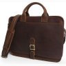 Элегантная мужская сумка из винтажной кожи для документов А4 VINTAGE STYLE (14221) - 3