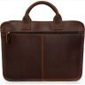 Элегантная мужская сумка из винтажной кожи для документов А4 VINTAGE STYLE (14221) - 4