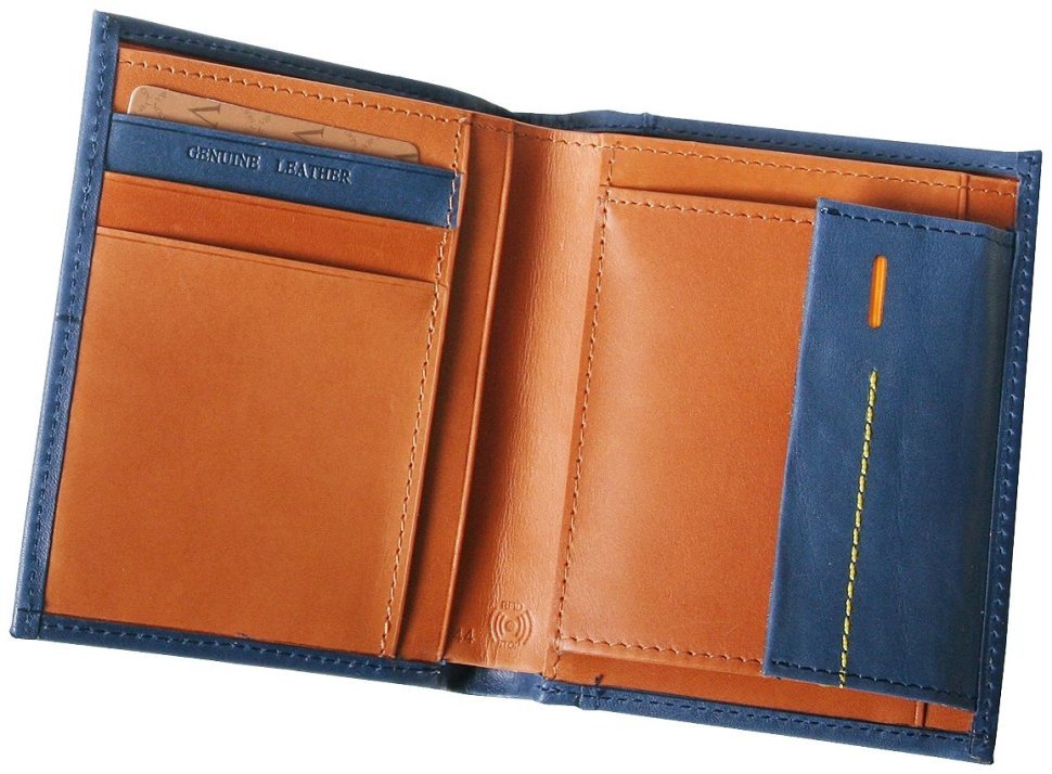 Мужской кошелек из телячей кожи Beverly Hills с монетницей Vip Collection 102506 фото №5 Мужской кошелек из телячей кожи Beverly Hills с монетницей Vip Collection 102506 modnotak фото №5