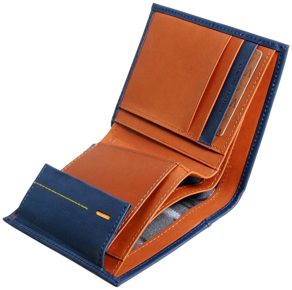 Мужской кошелек из телячей кожи Beverly Hills с монетницей Vip Collection 102506 фото №7 Мужской кошелек из телячей кожи Beverly Hills с монетницей Vip Collection 102506 modnotak фото №7