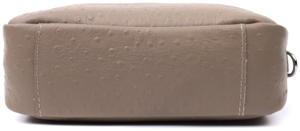 Фактурная женская сумка из кожи Vintage 22662 Бежевая modnotak фото №6