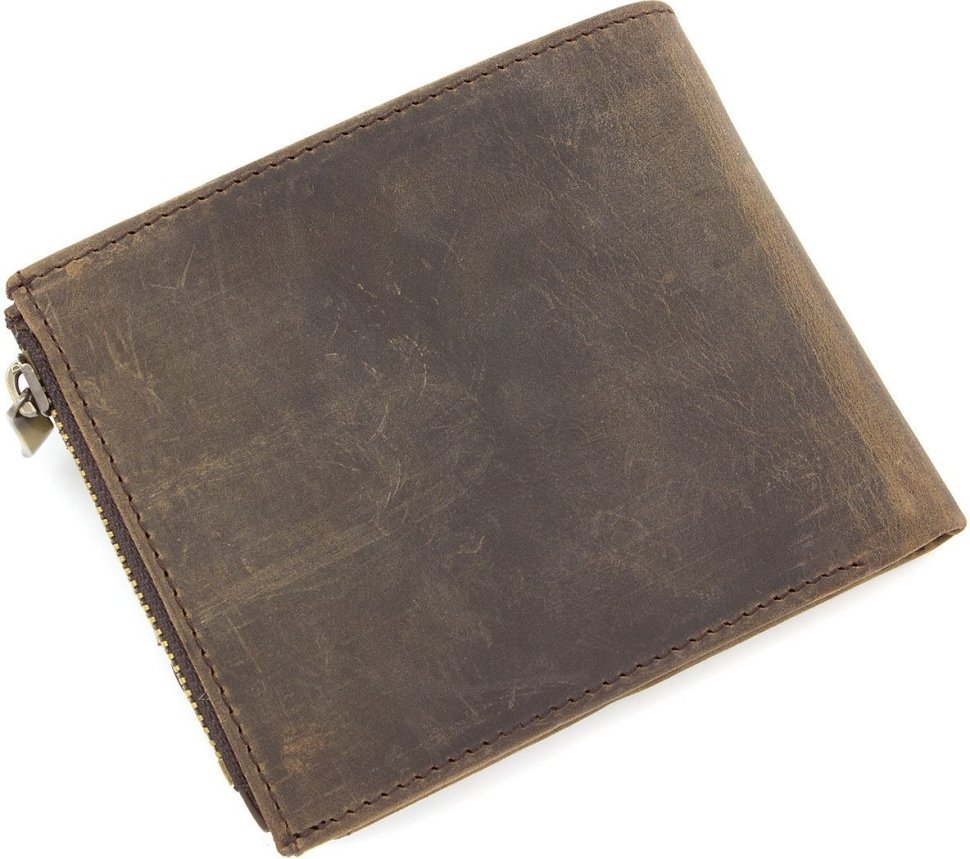 Портмоне светло-коричневого цвета из винтажной кожи Tony Bellucci (10696)