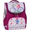 Каркасний шкільний рюкзак для дівчаток із текстилю з принтом Bagland 53306 - 8