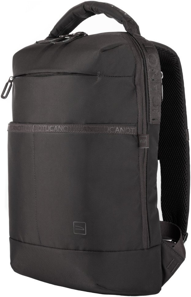 Современный рюкзак из прочной ткани черного цвета с отсеком для ноутбука до 13" Tucano Astra 103506 modnotak фото №1