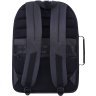Черный городской рюкзак из текстиля с отсеком под ноутбук Bagland 53706 - 3