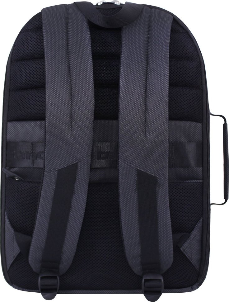 Черный городской рюкзак из текстиля с отсеком под ноутбук Bagland 53706