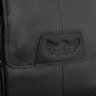 Шкіряна чоловіча сумка вертикального типу в чорному кольорі Ruff Ryder (15850) - 5