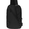Мужская сумка-слинг из черного полиэстера в среднем размере Remoid (21942) - 2