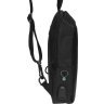 Мужская сумка-слинг из черного полиэстера в среднем размере Remoid (21942) - 4