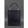 Вместительная сумка шоппер темно-синего цвета из натуральной кожи BlankNote Бэтси (12824) - 4