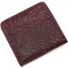 Маленький жіночий гаманець подвійного складання з натуральної шкіри KARYA (1106-016) - 3
