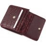 Маленький жіночий гаманець подвійного складання з натуральної шкіри KARYA (1106-016) - 4