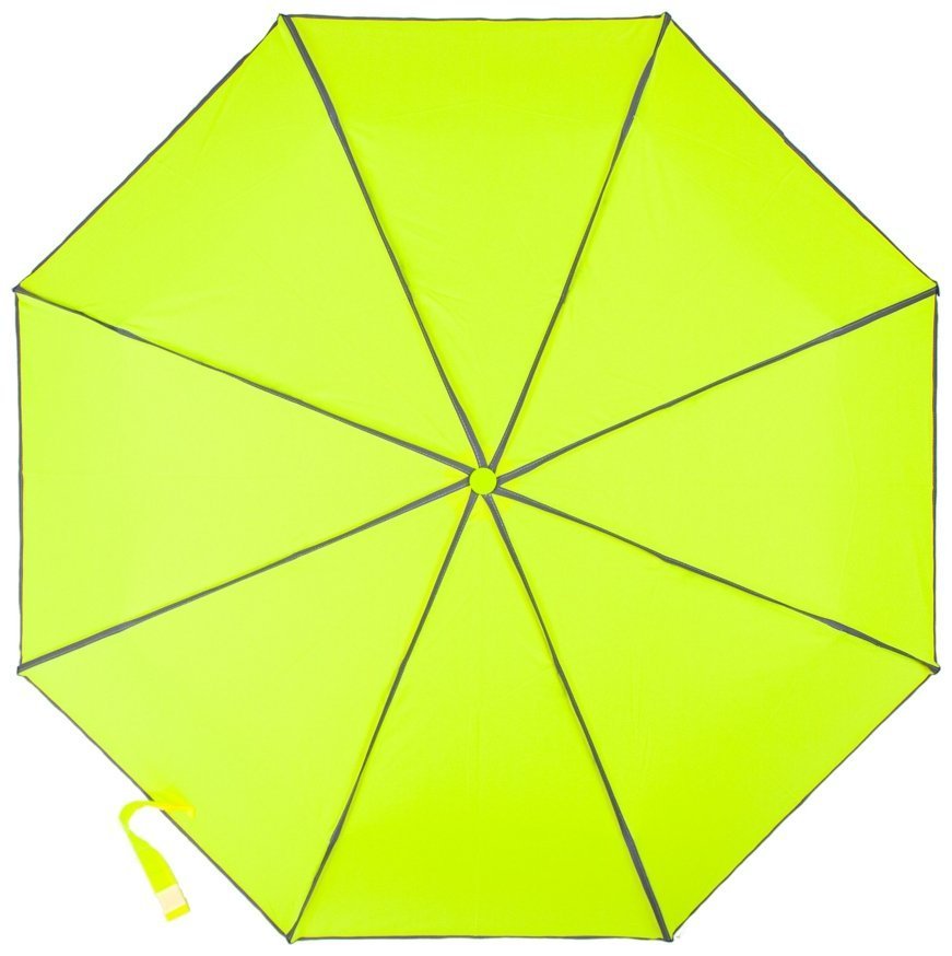 Зонт женский Fulton L353-040881 UV Minilite-1 Neon (Круглый купол, однотонный неоновый лимонный) 94206 modnotak фото №4