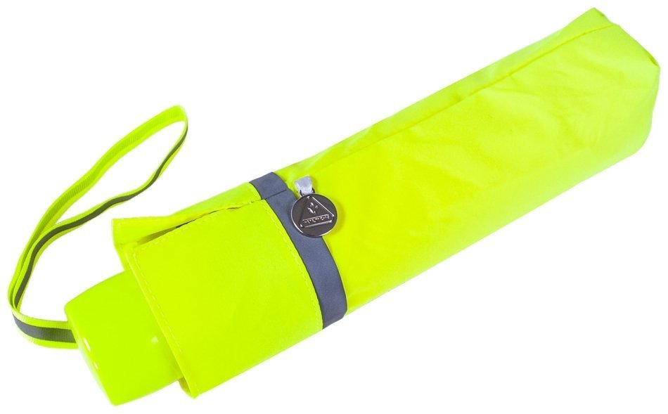 Зонт женский Fulton L353-040881 UV Minilite-1 Neon (Круглый купол, однотонный неоновый лимонный) 94206 modnotak фото №6