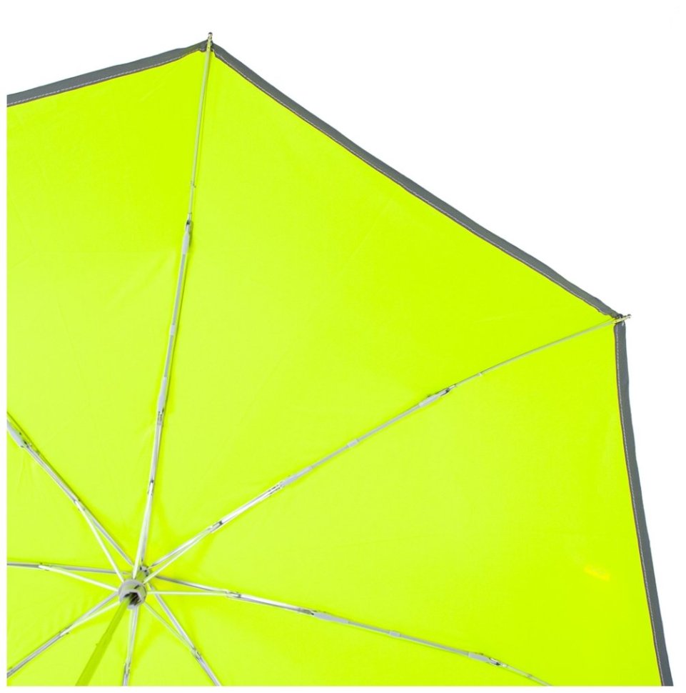 Зонт женский Fulton L353-040881 UV Minilite-1 Neon (Круглый купол, однотонный неоновый лимонный) 94206 modnotak фото №8