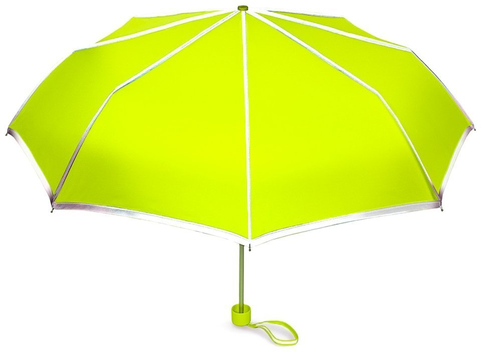 Зонт женский Fulton L353-040881 UV Minilite-1 Neon (Круглый купол, однотонный неоновый лимонный) 94206 modnotak фото №12