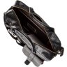 Большая черная мужская сумка-портфель из натуральной высококачественной кожи SHVIGEL (19118) - 4