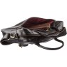 Большая черная мужская сумка-портфель из натуральной высококачественной кожи SHVIGEL (19118) - 5