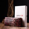 Різнобарвний жіночий гаманець із натуральної шкіри під рептилію KARYA (2421092) - 10
