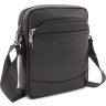 Черная повседневная мужская сумка из высококачественной кожи Marco Coverna (21075) - 1