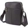 Черная повседневная мужская сумка из высококачественной кожи Marco Coverna (21075) - 3