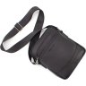 Черная повседневная мужская сумка из высококачественной кожи Marco Coverna (21075) - 5