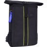 Черный рюкзак из текстиля для ноутбука до 15 дюймов Bagland Roll 55406 - 1